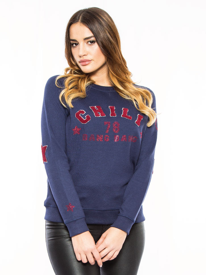 #GLITTERCOLLEGE - College Sweatshirt